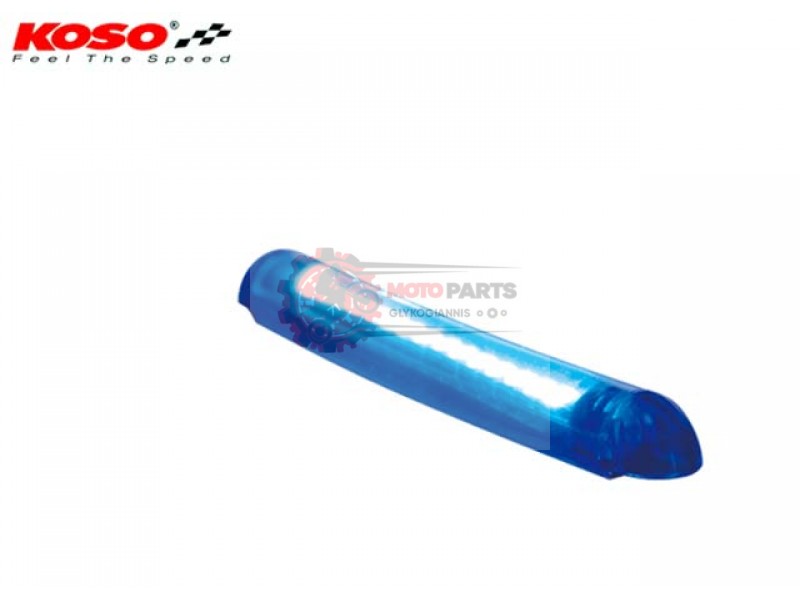 LED Λάμπα KOSO HH013B30 Μπλε με Καθαρό Κρύσταλλο