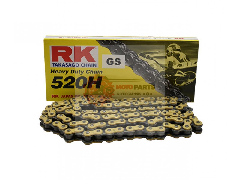 Αλυσίδα RK-M GS520H X 120L  Χρυσή Ενισχυμ.