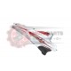 Καπάκι Δεξί Μεγάλο Λευκό/Κόκκινο Αυτοκόλλητο FIT110R/XGJ110-16D