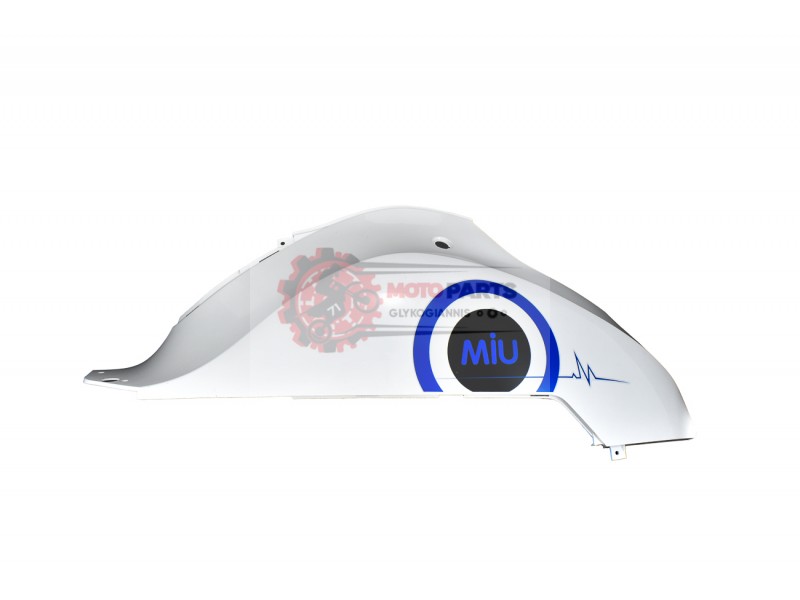 Καπάκι Πλαιν.Αριστερό Λευκό με Μπλε Αυτοκόλλητο MIU50/HT50QT-4