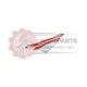 Καπάκι Πλαινό Μικρό Αριστερό  Λευκό/Κόκκινο Αυτοκόλλητο BLADE50R/125R (XGJ50Q/125Q-16C)