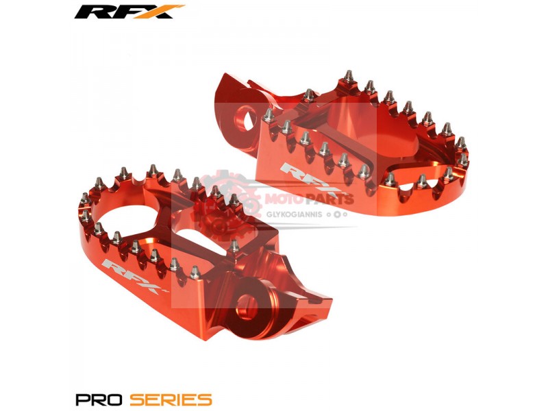 ΜΑΣΠΙΕ ΖΕΥΓΗ ΠΟΡΤΟΚΑΛΙ RFX Pro Footrests (Orange) - KTM SX85/125/450 '16 - '22
