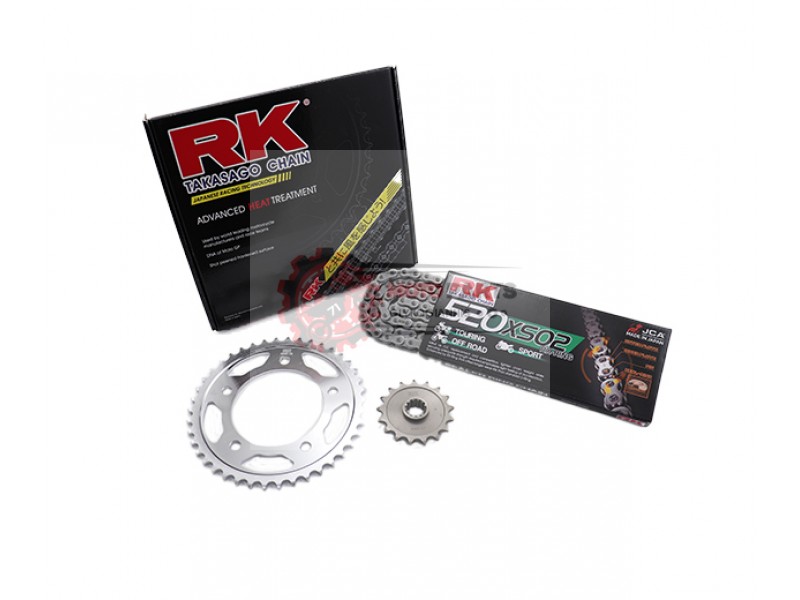 RK KIT Αλυσίδα-Γρανάζια 14/44 GB520MXU X 110L Χρυσή XL125VARADERO'00-16