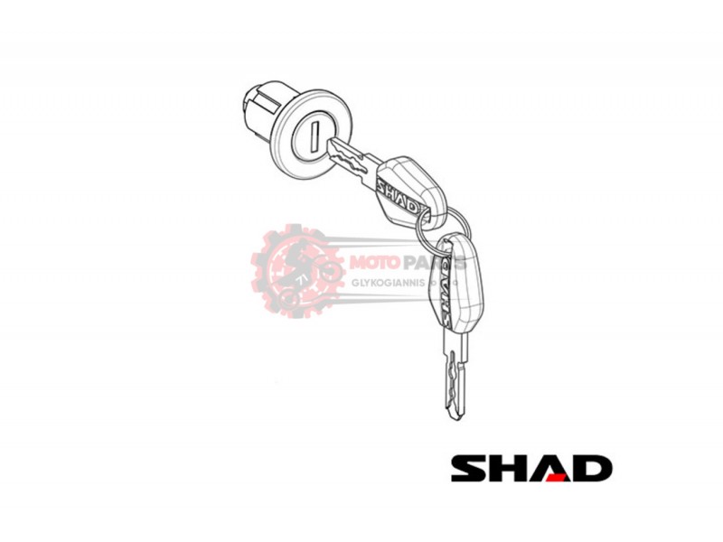 Ανταλλακτικό SHAD/203076R SH48/58X/59Χ Μύλος Κλειδαριάς NEW